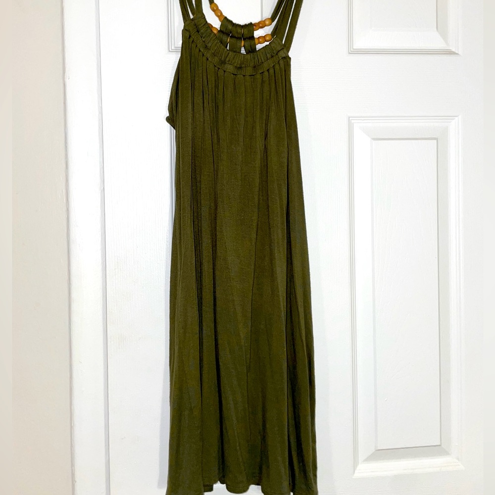 Green “Ella Moss” Dress
